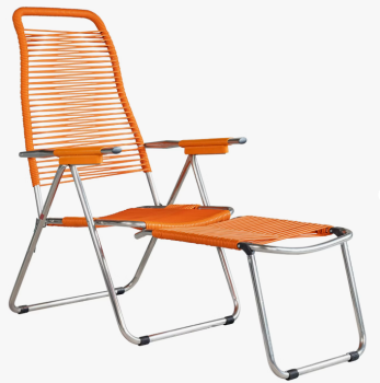 FIAM® Liegestuhl/Sessel Spaghetti Orange